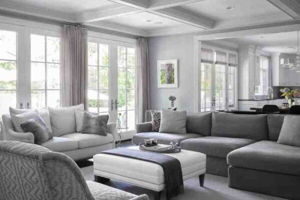 How to decorate a gray living room