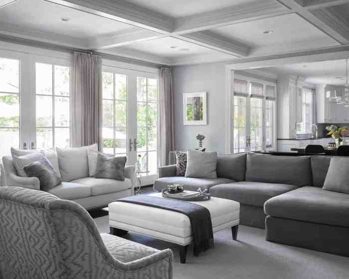 How to decorate a gray living room