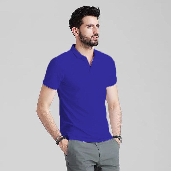 Royal blue dress shirts mens