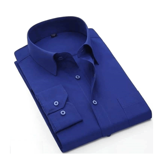 Royal blue dress shirts mens