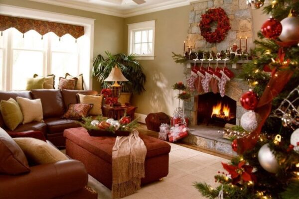 How to decorate your living room for xmas