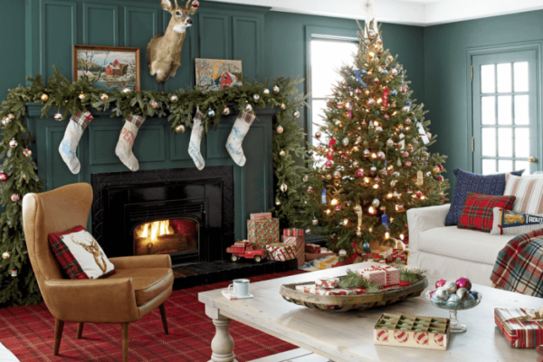 How to decorate a purple room for christmas