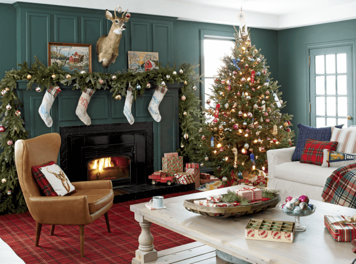 How to decorate a purple room for christmas