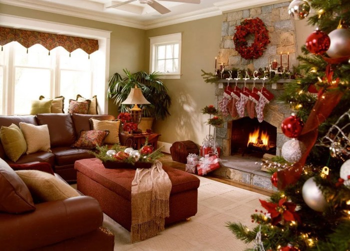 How to decorate your living room for xmas