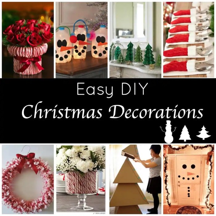 How to make christmas decoration ideas