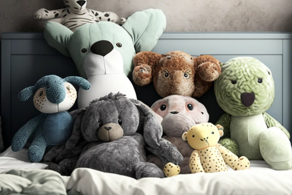 How to decorate room with stuffed animals