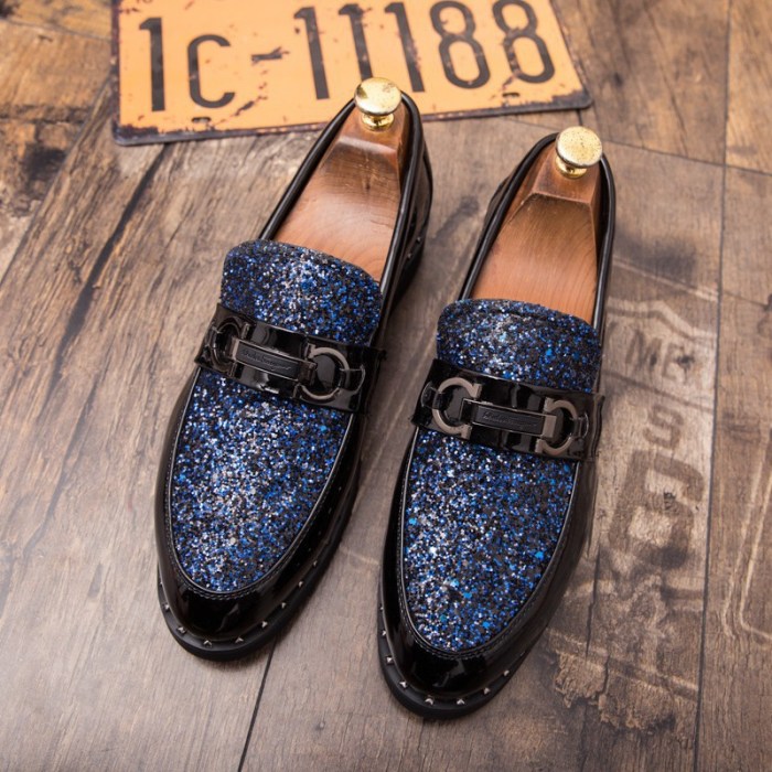 Rhinestone dress shoes men