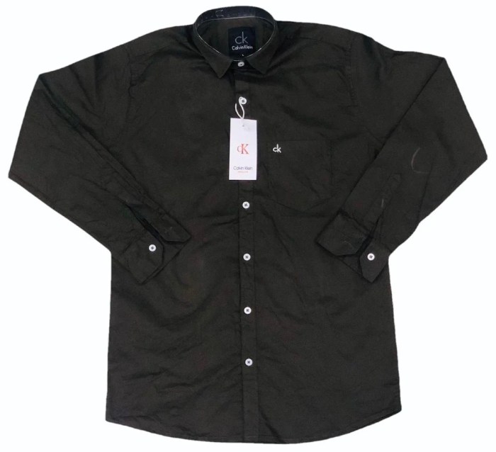 Mens chocolate brown dress shirt